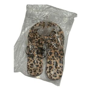 Joe Fresh Leopard Print Sandals Size 10